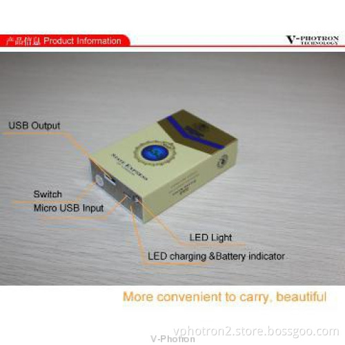 5200mah new design hot sale cigarette shape power bank